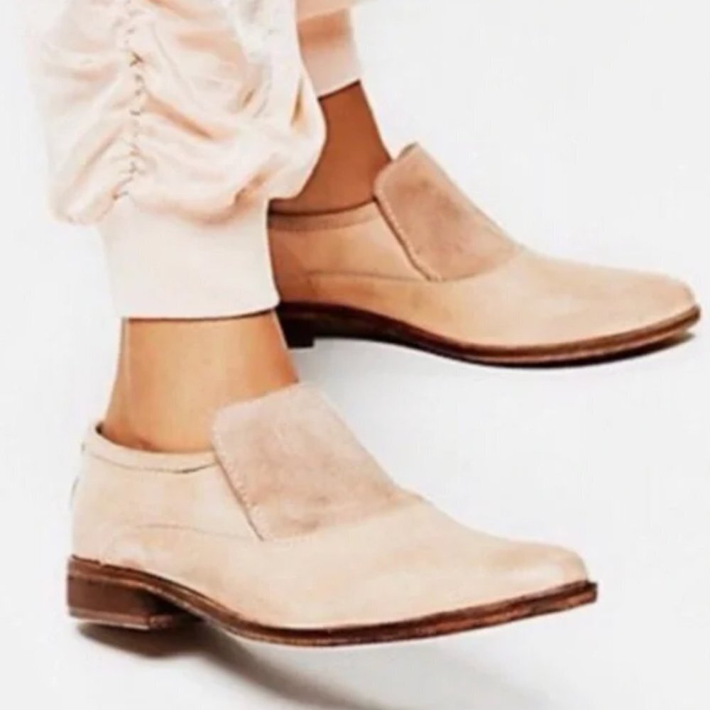 Free People Cream Women's Loafers